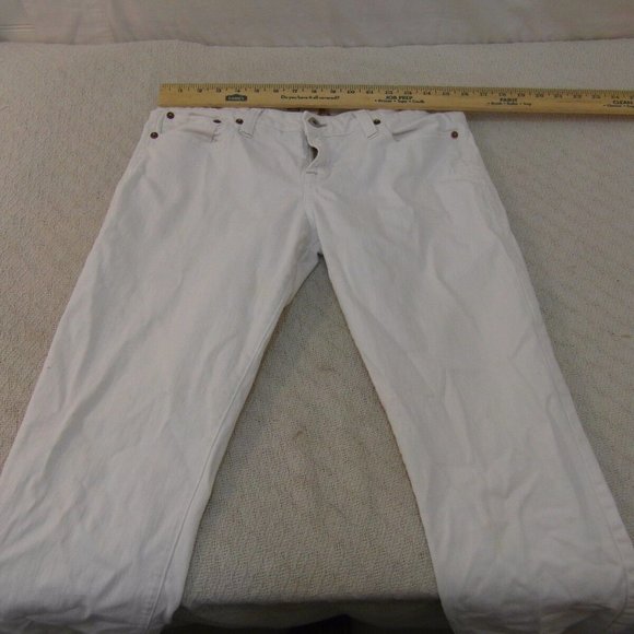 WOMEN'S sz8 LUCKY BRAND LOLA STRAIGHT SPANDEX BLEND ZIPPER FLY JEANS IG 718 - Picture 1 of 12